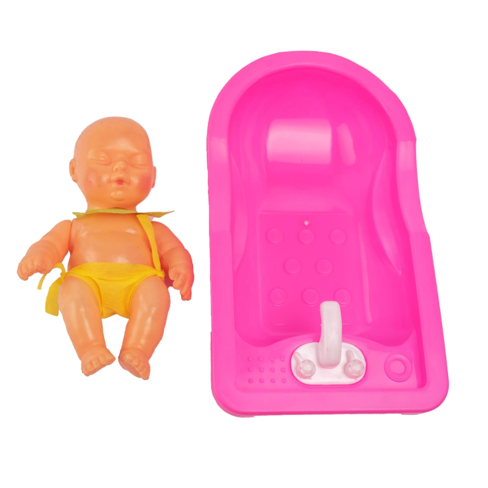 Bañera Juguete + Muñeco