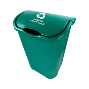 papelera vaivén verde 35 litros residuos orgánicos